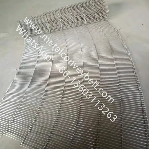 Flat Flex Wire Mesh Conveyor Belt Metal Conveyor Belt Food Mesh Belt photo-2
