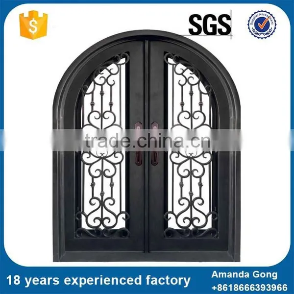 New Design And Fashion Wrought Iron Pantry Safety Front Doors photo-2