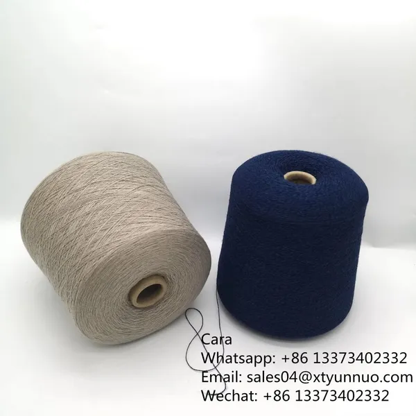 Super Soft 100 Cashmere Yarn Manufacturer Merino Wool Blended Yarn 2/26Nm 100% Mongolian Cashmere Yarn photo-3