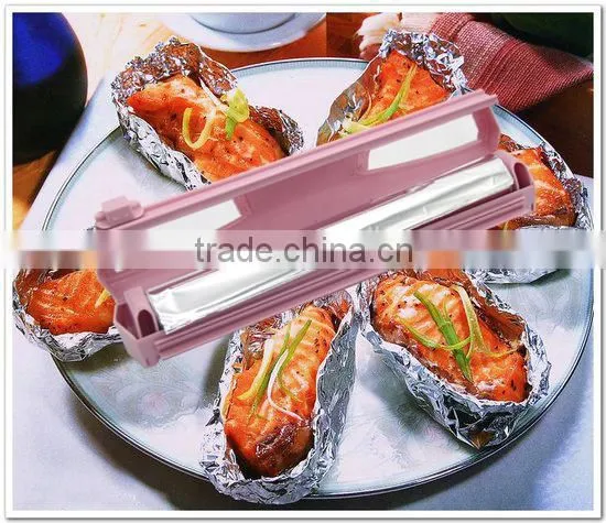 Patent Product Plastic Wrap and Foil Paper Cutter Safety Plastic Wrap Cutting Dispenser Case Aluminum Foil Paper Wrap Cutter NEW photo-2