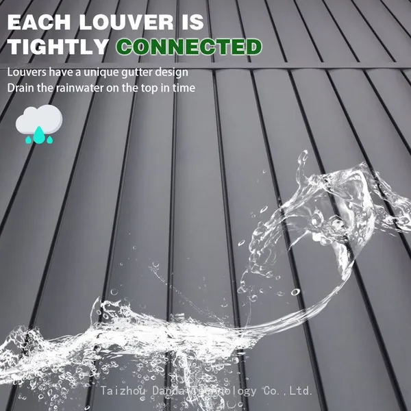3*6m Waterproof and Easy Assemble Outdoor Pergola photo-4