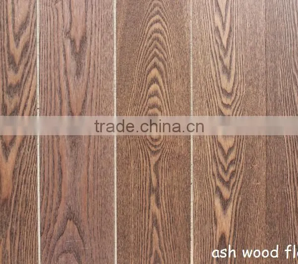 Treffert uv Lacquered Ash Wood Flooring // Ash Wood Flooring // Walnut Colour Ash Wood Flooring photo-4