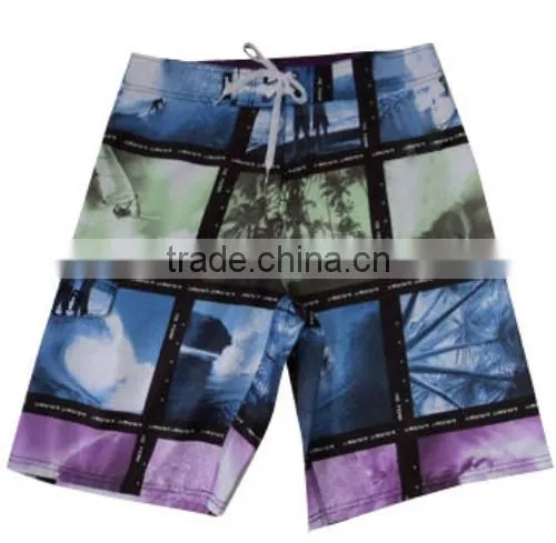 Men's Custom Made Vintage Full Printed Board Shorts