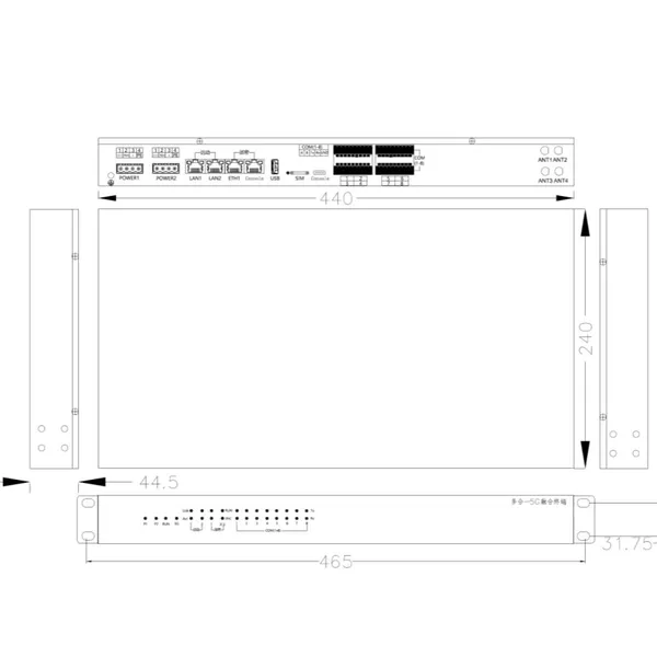 All in One 5G Converged Terminal AGC AVC Control Data Acquisition Encrypted Transmission for Smart Grid Distributed PV photo-3