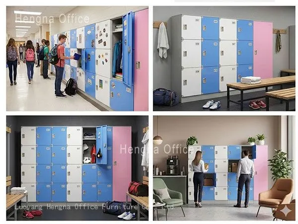 9-Compartment ABS Locker FLC02 for Food Plants — Rustproof, Washable Staff Storage for Kitchens photo-2