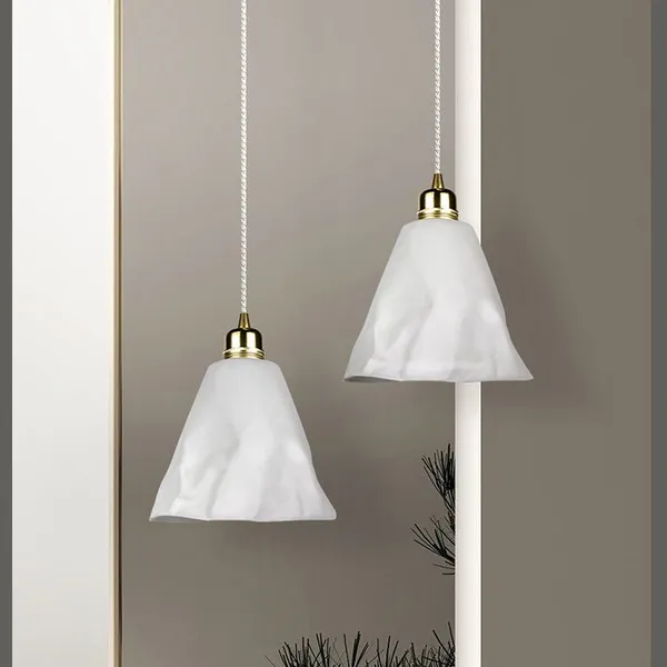 HOMTE Premium Ceramic Lamp Shade OEM Wholesale Porcelain Lamp Shade Supplier photo-2