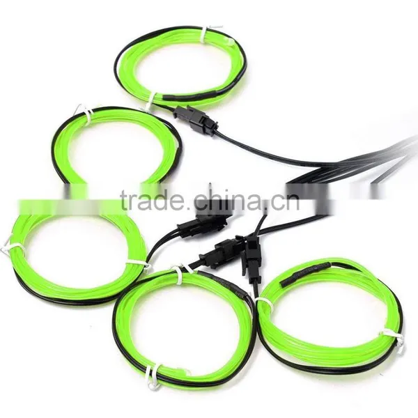 Portable 3V(2*AA-NOT Included)EL Wire Kits photo-3