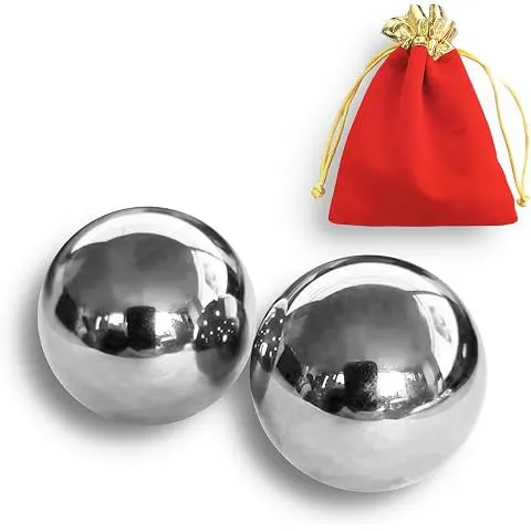 Massage Stress Relief Balls, Gift Baoding Balls, Health Hand Balls, Stress Relief, Stainless Steel Baoding Balls, Stress Relief Balls photo-3