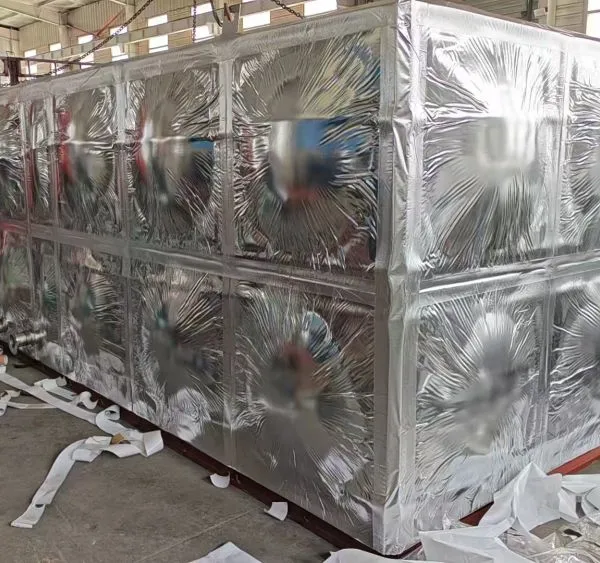 Tanque de Painel Composto para Armazenamento de Água em Planta de Processamento e Embalagem de Alimentos, Personalizado de 1 a 5000 m³
