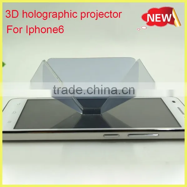 Promotional China Mini 3d Holographic Projector for Iphone6 6plus 5 5s 5c photo-5