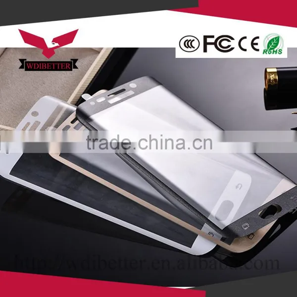 100% Full Curved LCD Tempered Glass Screen Protector for Samsung Galaxy S6 EDGE photo-2