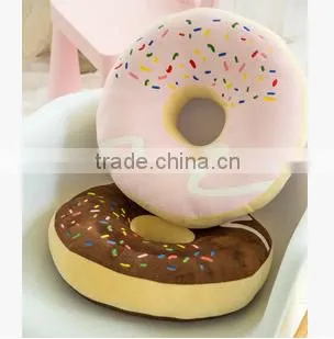Lifelike Doughnut Shaped Plush Stuffed Sofa Hug Pillow photo-3