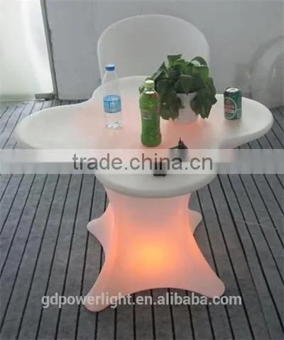 PE Plastic Bar Table With LED Light and Remote YXF-7871D photo-4