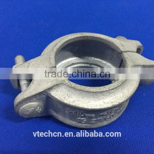 1-1/2" or 2" Ridged Clamp / With Seal - Gray Iron photo-2