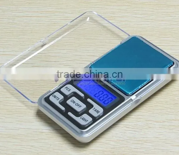 MH-500 Scale 500g/0.1g High Precision Blue LCD Pocket Weighing Scale photo-5