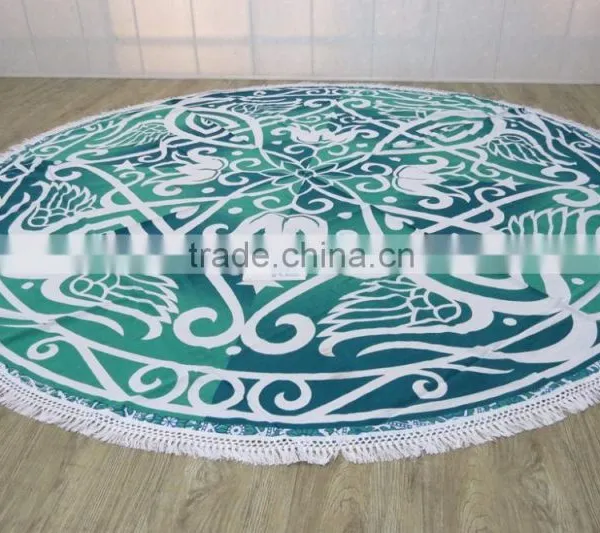 Cotton Round Beach Towels photo-5