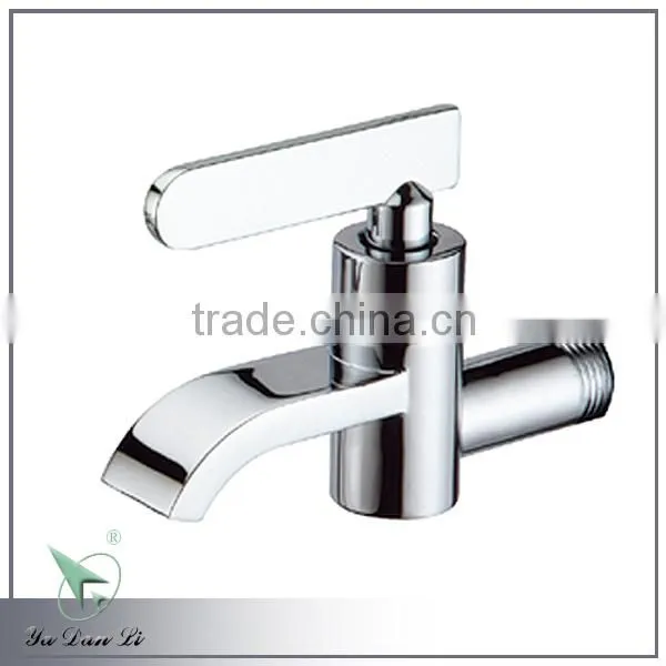 Lead Free Polished Wall Mounted Single Handle Water Tap S022