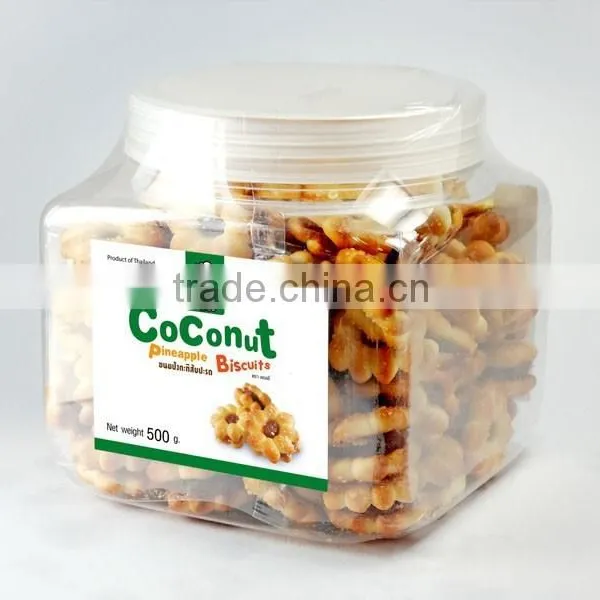 Premium Pineapple Jam Filled Coconut Cookies Manufacturer Biscuits photo-2
