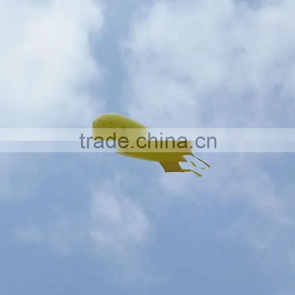 6mL Yellow PVC Inflatable Balloon Helium Blimp Helium Balloon photo-5