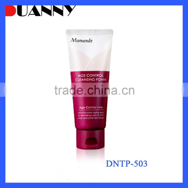 Empty Round Shaped Plastic Soft Tubes Packaging , Cosmetic Tubes Packing For Bb Cream