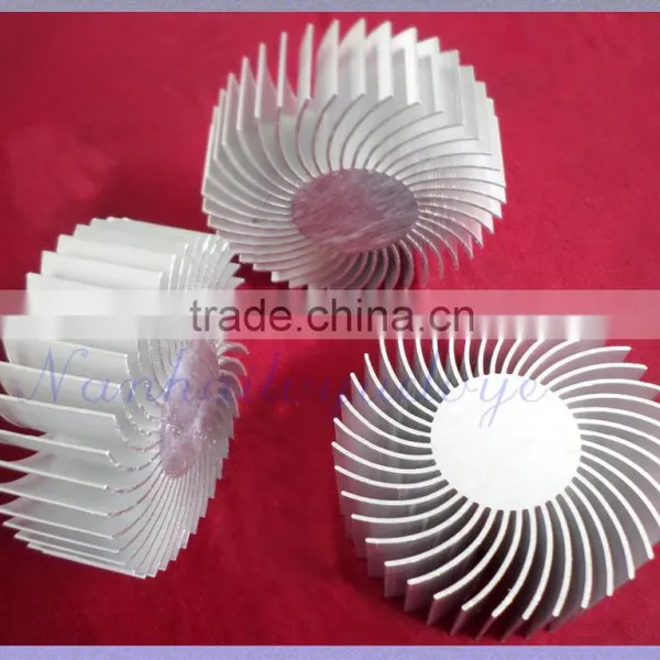 China Supplier OEM Die Casting Aluminum Flexible Heat Sink photo-2