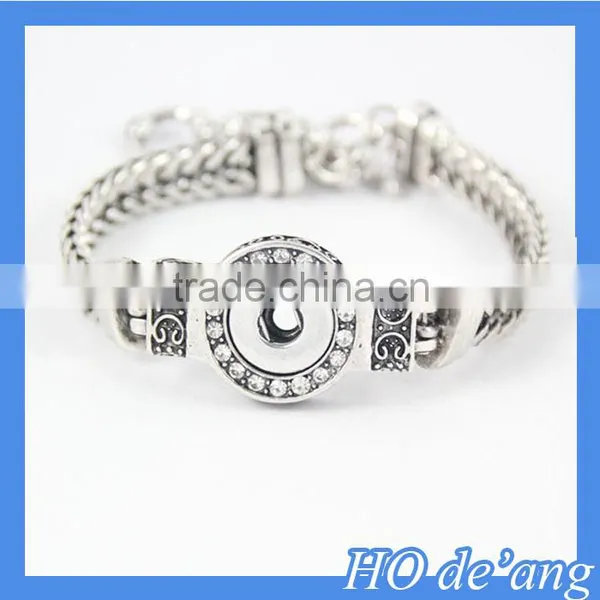 Hogift Wholesale DIY 18mm Snap Button Bracelet Charms Jewelry Free Shipping photo-5
