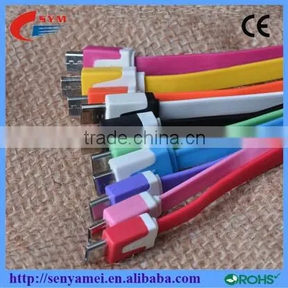 For IPhone USB Cable 100% Original Charger Cable Noodle Design,For Mobile Phone