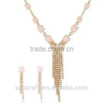 Wholesale European Fashion Design Tassels Jewelry Set