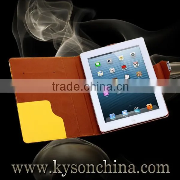 Colorful Strips Pattern pu Leather Shockproof Tablet Case, for Ipad Smart Case Made in China photo-4