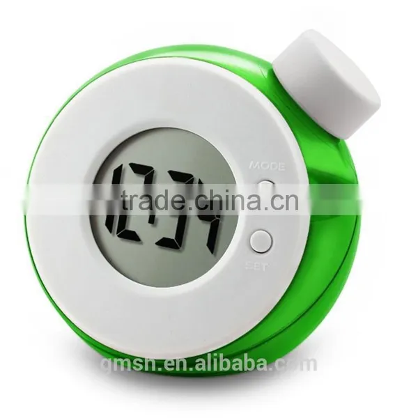 2015 New Product No Battery Fancy Digital Alarm Clock,Eco-friendly Cow Water Power Clock photo-3