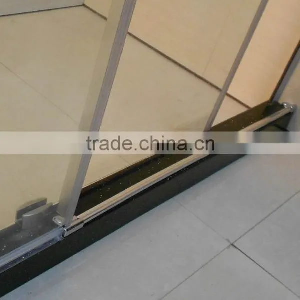 304 Stainless Steel Rollers Straight Sliding Shower Screens (KD8113) Quality Choice photo-5