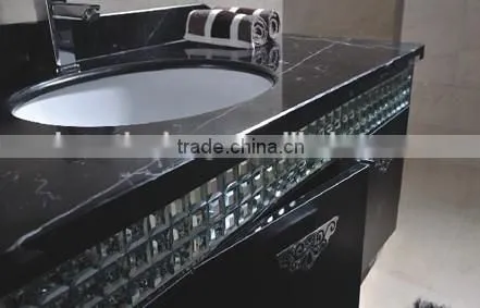 Dubai High Quality Floor Single Basin Stainless Steel Cabinets With Marble Top photo-2