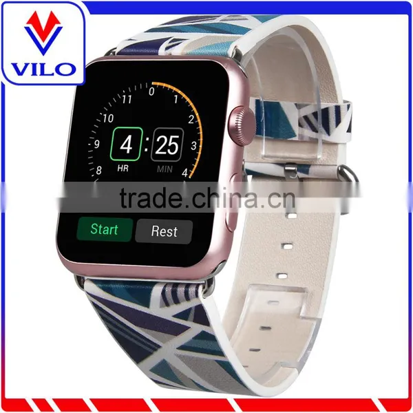 Stylish Genuine Leather Wristband for Apple Watch Band 42mm/38mm photo-2