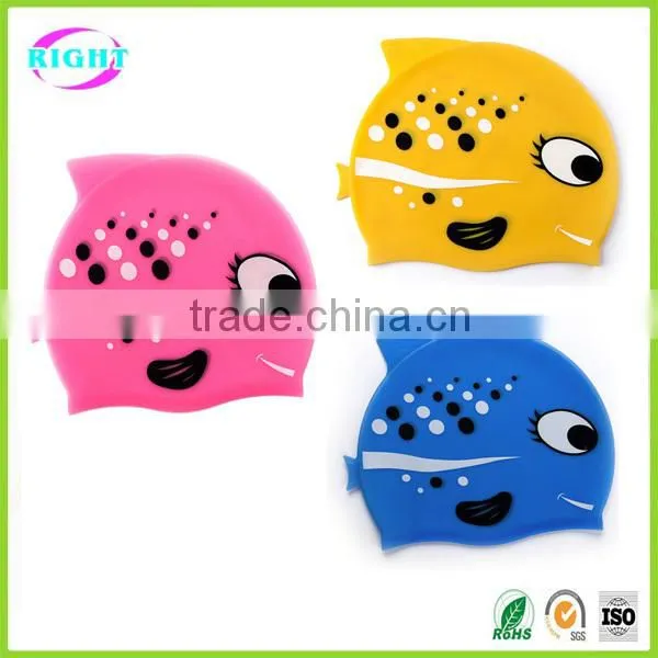 Animal Print Silicone Swimming Cap photo-3