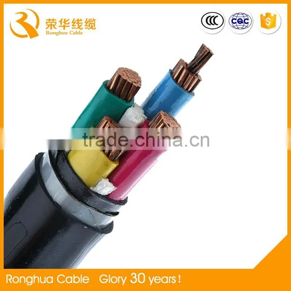 XLPE Insulated Copper Conductor Low Voltage 4 Core Xlpe Power Cable photo-2