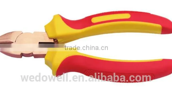 Non Sparking Insulated Tools Diagonal Cutting Pliers With All Sizes
