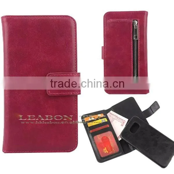Best Selling Hot Chinese Products Supplier 2 in 1 Detachable Wallet and Phone Case for S6 Phone photo-5