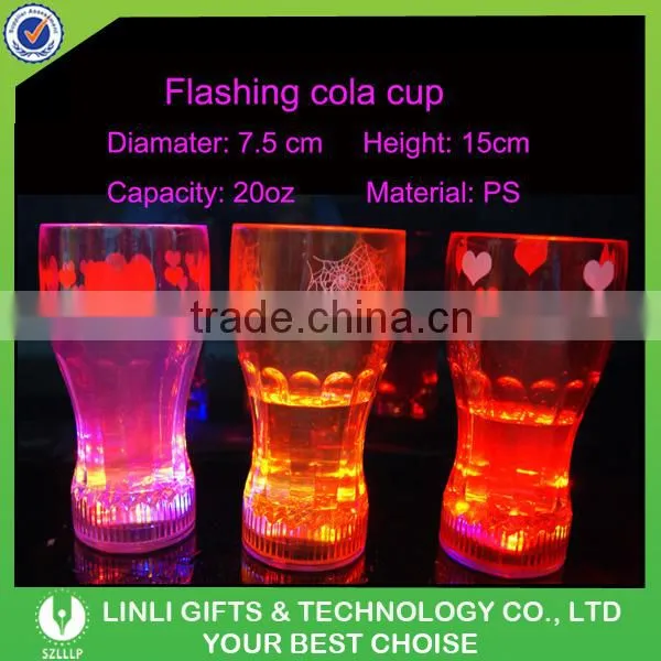 2016 Multicolor Led Flashing Cola Cup For Bar photo-3