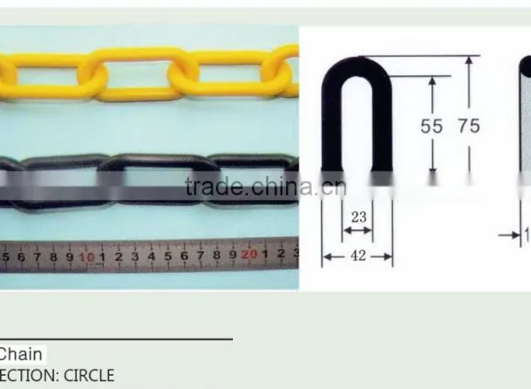 Plastic Warning Chain Traffic photo-5