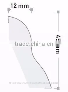 Pvc Mdf Skirting Profile, Baseboard photo-2