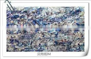 High Quality Natural Abalone Mother of Pearl Shell Paper Shell Sheet Shell Laminate photo-4