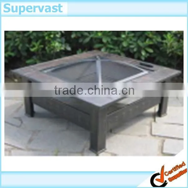 Square Table Fire Pit