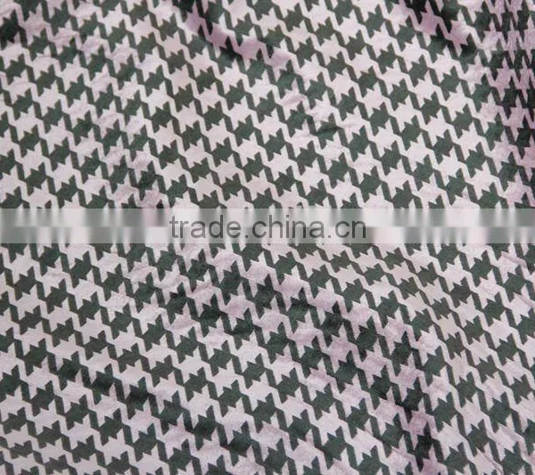Shine Flock Upholstery Fabric Textile Fabric Sofa Cloth