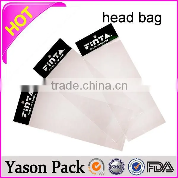 YASON Opp Header Seals Bags With Hang Hole Opp Header Pouches for the Socks/decorations Opp Header Pouchs With Aluminum Foil