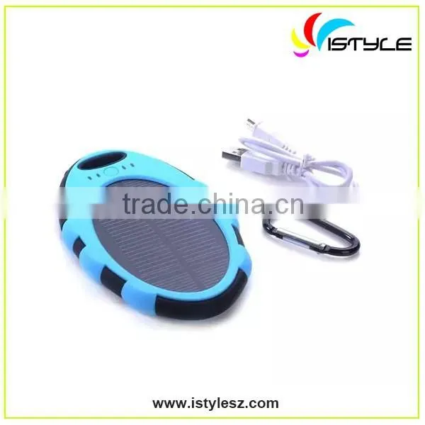 Shockproof, Dustproof,waterproof Solar Mirror Shape Rechargeable External Battery Charger Mobile Phone