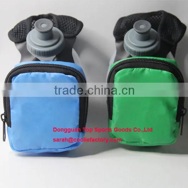 Durable Zipper Nylon Bottle Holder With Handle ,Bicycle Bottle Holder With Water Botter photo-2