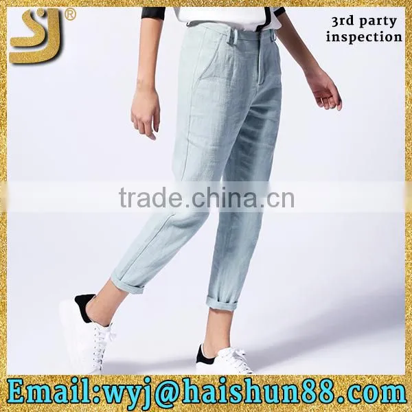 Custom Women Linen Pants photo-5