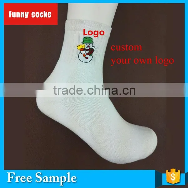 2016 Hot Sale Custom Embroidery Logo Anklet Socks photo-5