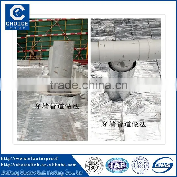 Self-adhesive Polymer Modified Bituminous Waterproof Roof Membrane photo-6