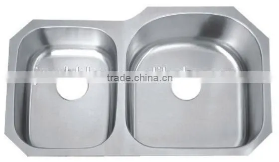 2015 Hotsell 40/60 Stainless Steel Kitchen CUPC Sink